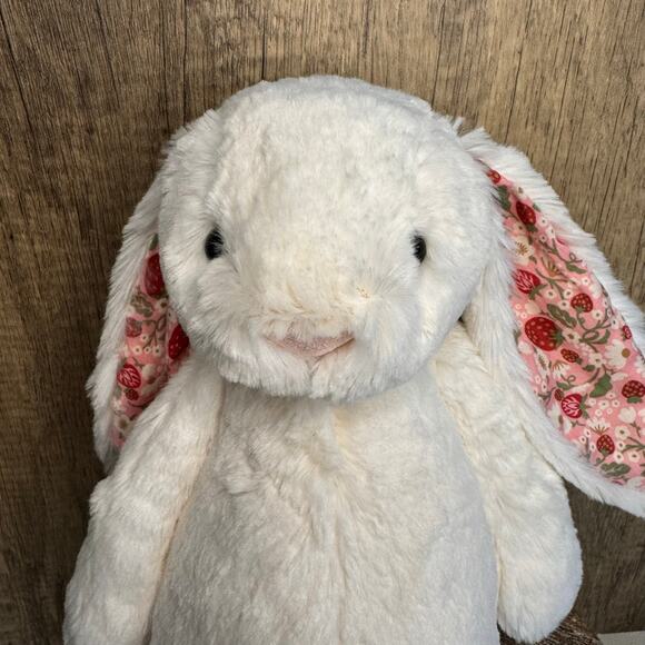Jellycat Blossom Cream Bunny Berry Bunny FAST SHIP NEW Jellycat Bunny Medium - Picture 3 of 8